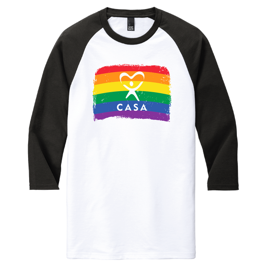 DM136 | District Perfect Tri 3/4-Sleeve Raglan